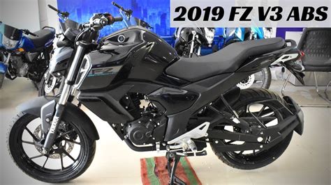 New Yamaha Fz Fi Version 30 Abs 2019 Model Black Colour Detailed