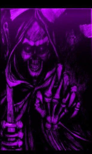 Evil Purple Purple Evil Glow Grim Reaper For Android Grim Reaper