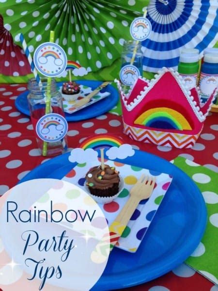 4 Tips For Throwing A Rainbow Party The Catch My Party Blog
