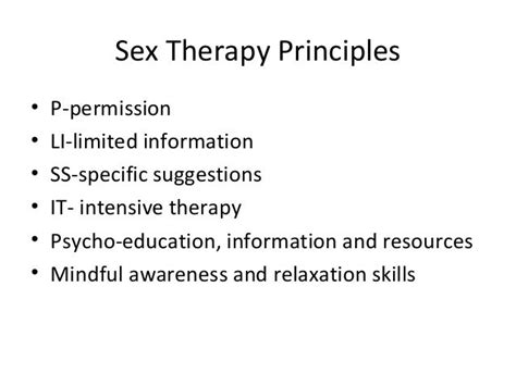 An Overview Of Sex Therapy