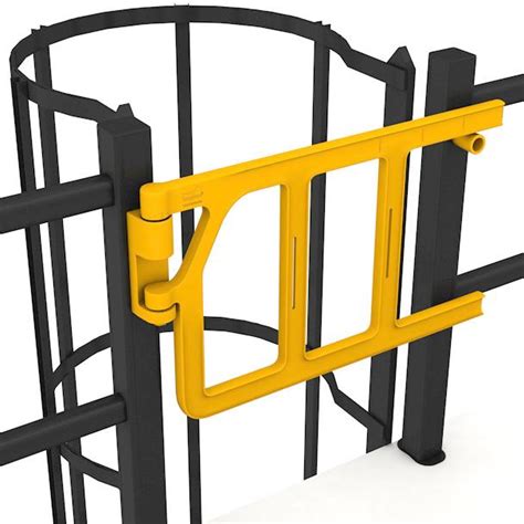 Double Bar Self Closing Industrial Safety Gate Evergrip