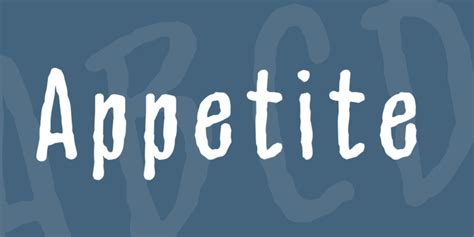 Appetite Font Download Free For Desktop And Webfont