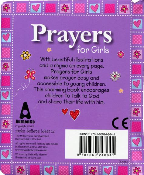 Prayers For Girls Free Delivery When You Spend £10 Uk
