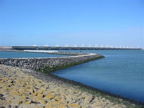 Oosterscheldekering Sea Wall In The Netherlands [1600 × 1200] Infrastructureporn