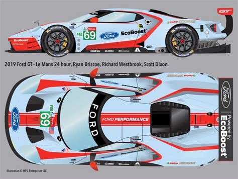 2019 Ford Gt Le Mans Decals