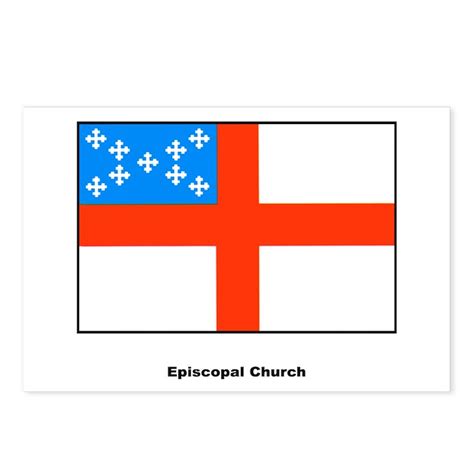 Episcopal Church Flag Postcards Package Of 8 By W2arts