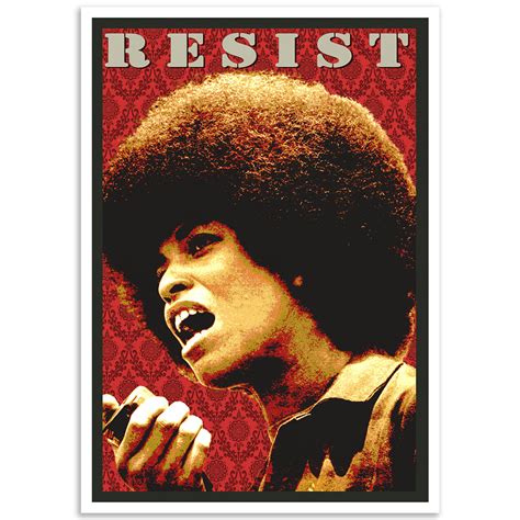 Angela Davis Resist Power And Equality Activist Posters Online Just Posters