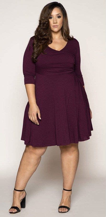 Styling Tips For Plus Size Apple Shapes Dresses For Apple Shape Plus