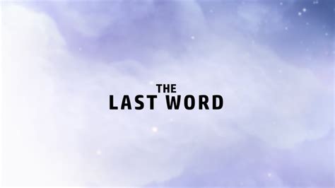 The Last Word Official Lyric Video By Noah Cleveland Youtube