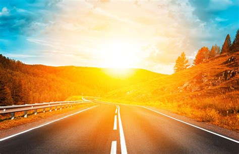 Highway To Sunset Stock Photo Download Image Now Istock