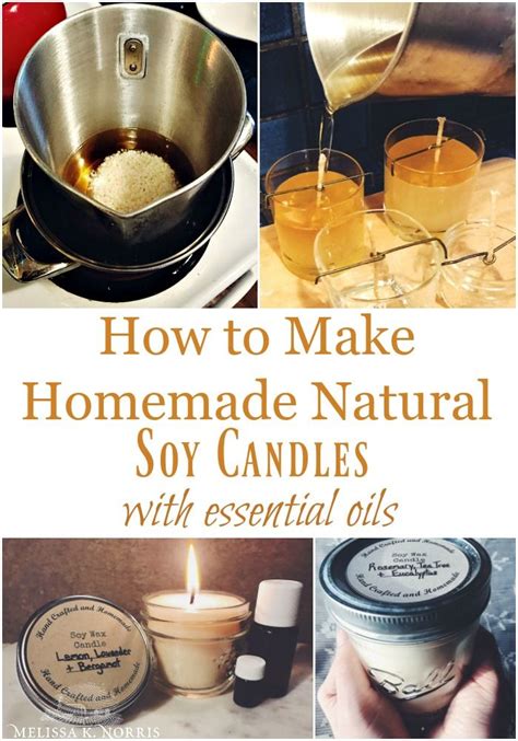 How To Make Soy Candles At Home With Essential Oils Making Candles Diy