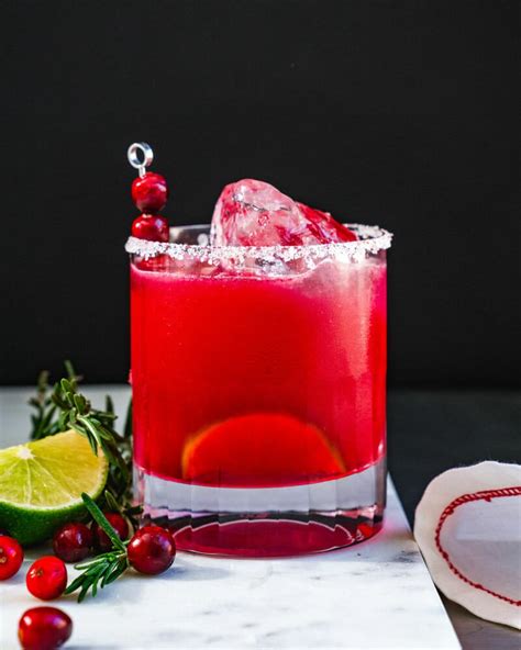 Cranberry Margarita Recipe On The Rocks Tatiana Tinsley