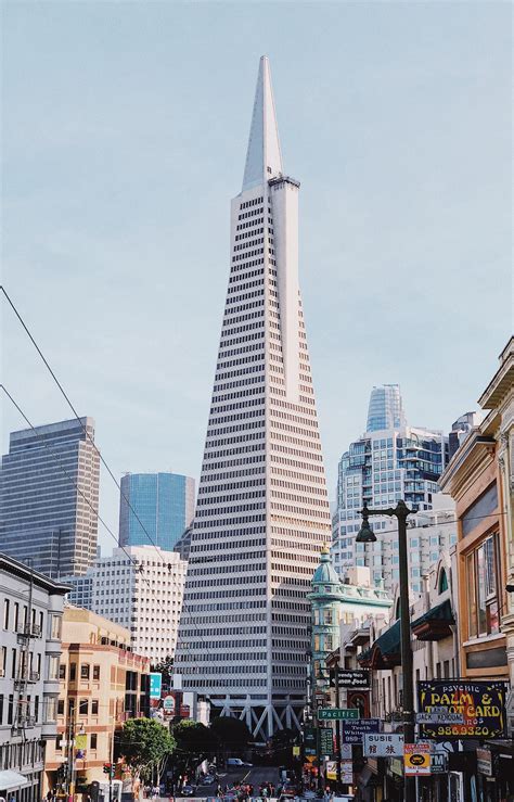 Trans America Building San Francisco California Architecture And
