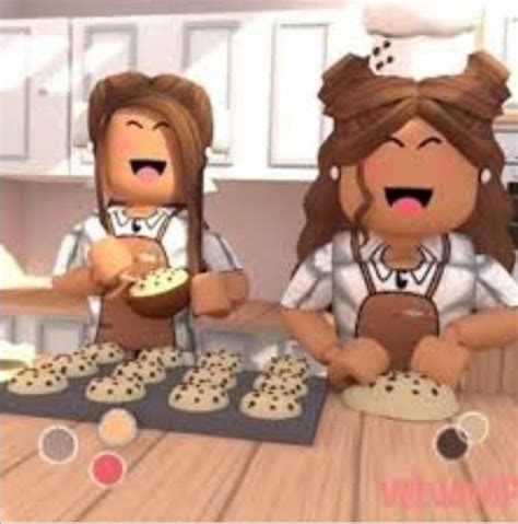 Roblox wallpapers for girls bff / tons of awesome roblox. Friends baking cookies! Show that Teamwork Girls! | Cute ...