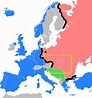 (a) Map of the Iron Curtain separating Western European countries ...