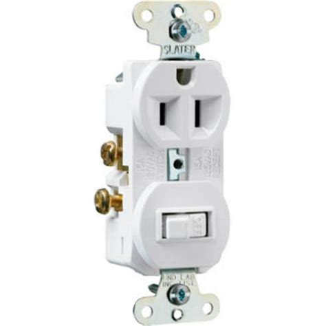 Pass And Seymour 691wcc6 15a 120v Single Pole Combination Switch And Outlet