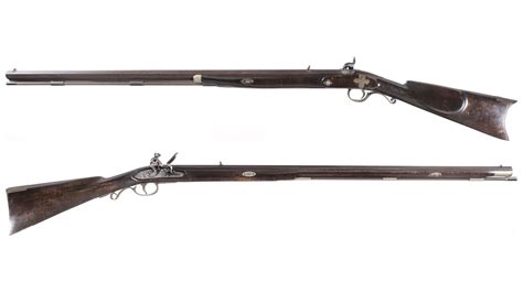 Two Custom Built Black Powder Rifles Rock Island Auction