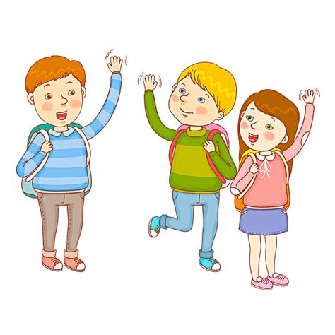 Children Waving Goodbye Clipart Good Bye Clipart Free Download On