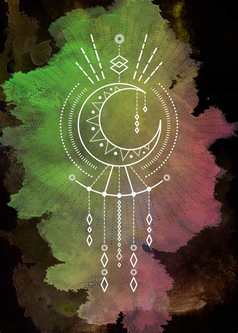 Tribal Symbol 6 Inverted Poster By Mcashe Art Displate