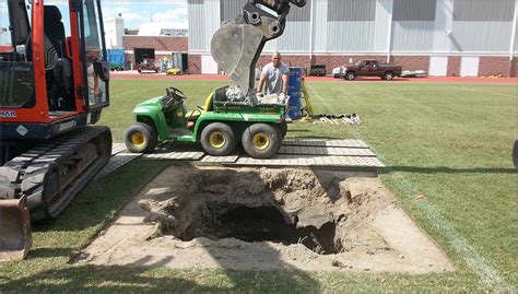 Richs Sports Fields Field Goal Installation