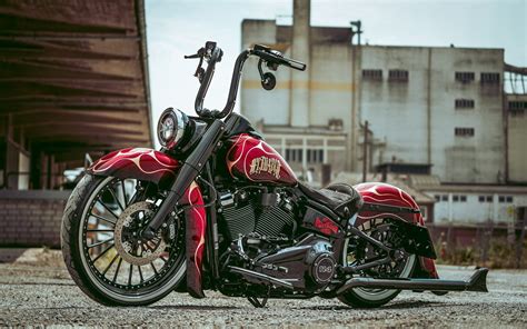 Download Motorcycle Harley Davidson Vehicle Custom Motorcycle Hd Wallpaper