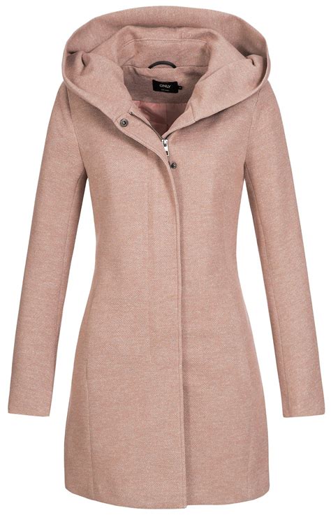 Only Damen Mantel Sedona Übergangs Jacke Kurz Parka Freizeit Basic