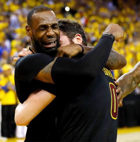 Photos Video An Emotional Lebron James Cries After Leadng The Cavaliers To Their First Nba