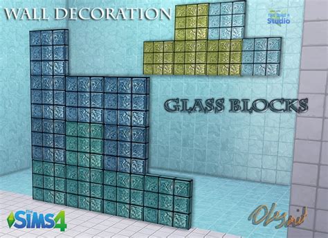 Glass Blocks At Olesims Sims 4 Updates