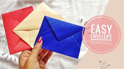 How To Make Paper Envelope Diy Paper Envelope Making Youtube