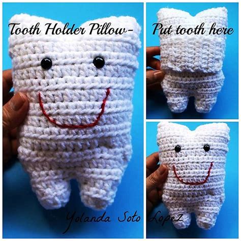 Intermediate Crochet Projects Tooth Fairy Pillow Pattern Tooth Fairy