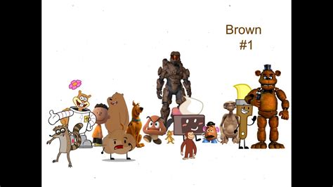 All Brown Characters From Games Series And Movies Sings Im Blue Da