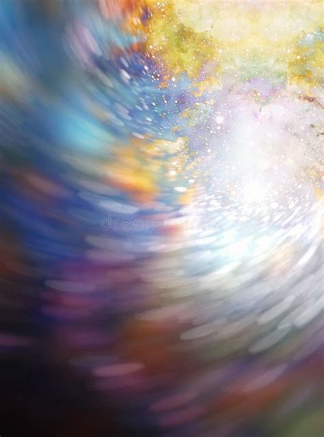 Abstract Background With Cosmic Energy Swirling Effect Colorful
