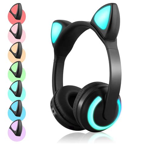 Tsv Bluetooth Headphones Kids Headphones Wireless Over Ear Earphones