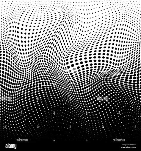 Abstract Halftone Texture Motion Gradient Mesh Halftone Effect Vector