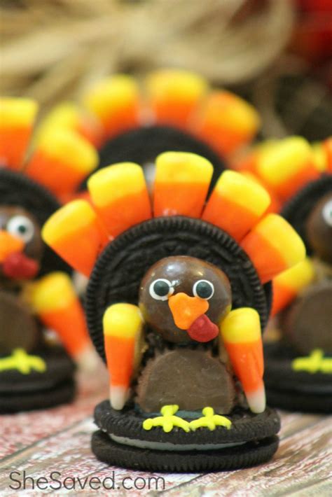 Sometimes it's nice to have smaller desserts so you can have more than one. Adorable Turkey Cookies Recipe - SheSaved®