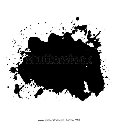 Abstract Black Ink Spot Background Vector Stock Vector Royalty Free