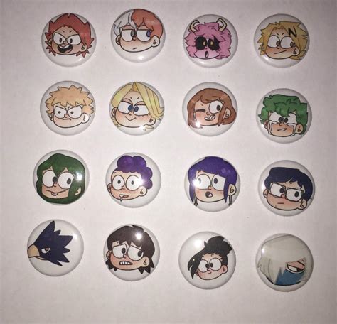 Custom Mha Pins My Hero Academia Amino