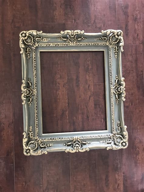 20x24 Distressed Shabby Chic Frames Baroque Frame For Canvas Etsy