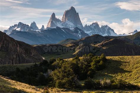 Mount Fitz Roy At Sunset Stock Photo Image Of Park Patagonia 64804546