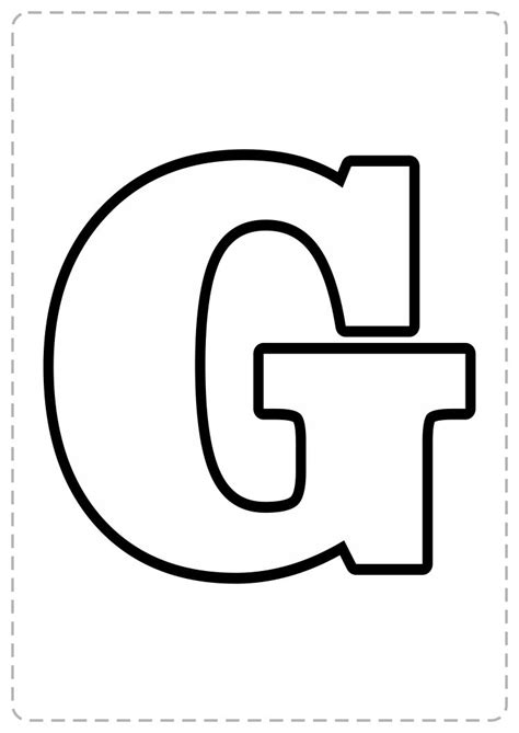 Letras G Para Imprimir Letras Para Imprimir