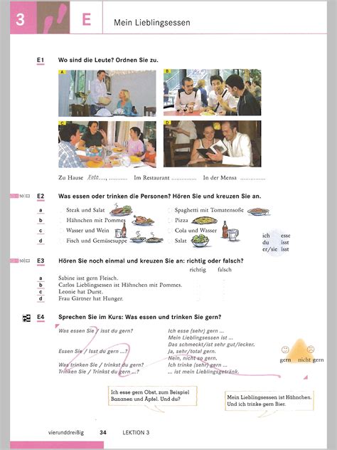 Lektion 3 Essen Und Trinken Schritte International 1 HÖren