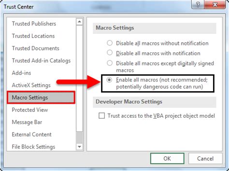 How To Temporarily Disable Macros In Excel Lawpccharity