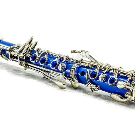 Sky Music High Quality Bb Blue Clarinet Package Nickle Silver Reverb