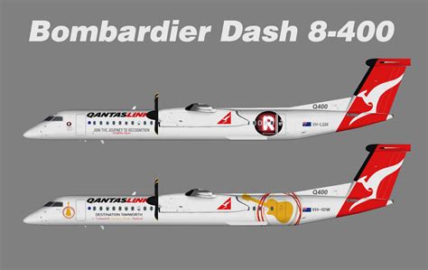 Qantaslink Bombardier Dash8 Q400 Specials Juergens Paint Hangar