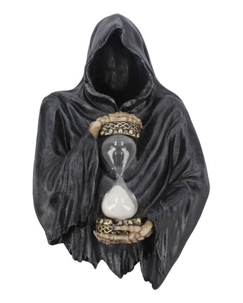 Grim Reaper Sandglass Sands Of Time Gothic Decoration Horror