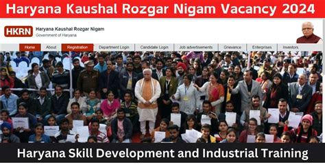 Haryana Kaushal Rozgar Nigam Hkrn Recruitment 2024 Notice Out And Apply