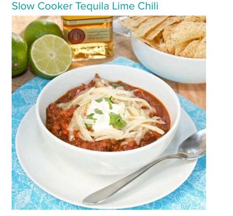 Slow Cooker Tequila Lime Chili Musely