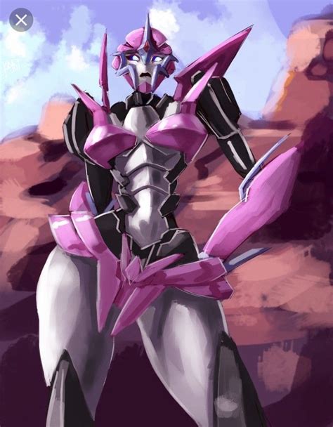 Arcee In Pink Transformers Artwork Transformers Art Transformers Girl