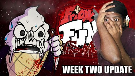 FNF ICE CREAM MAN WANTS REVENGE VS Melty FULL WEEK NEW UPDATE FNF MODS YouTube