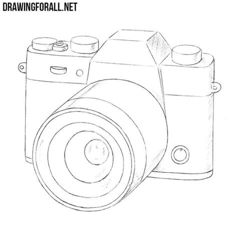 How To Draw A Camera Camera Drawing Drawings Drawing Tutorial